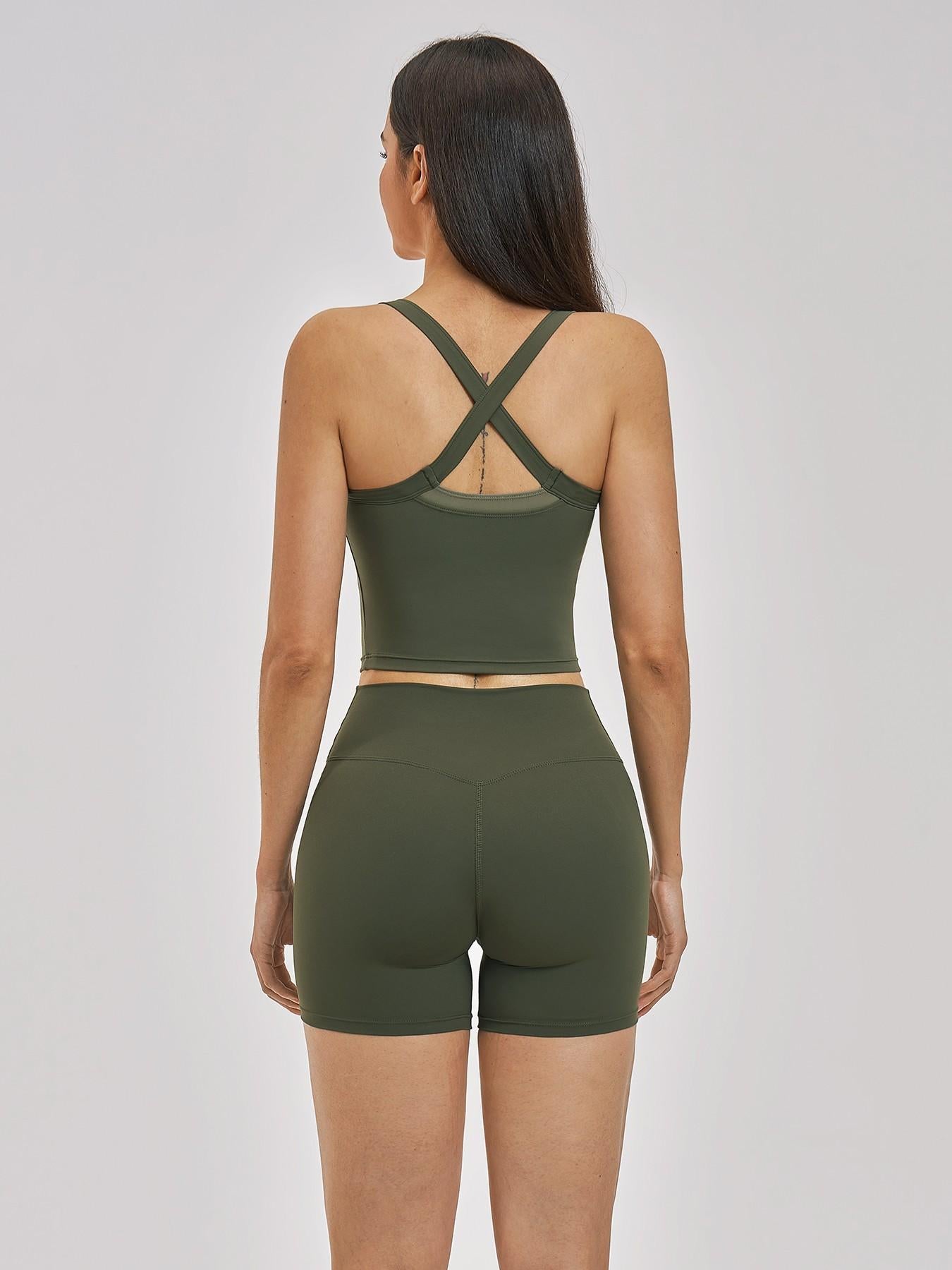 European and American Bare Sensation Sports Set, Solid Sports Sets - image 12