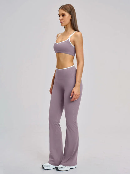 Women's Sporty Yoga Set, Tight-Fitting Backless Design - image 4