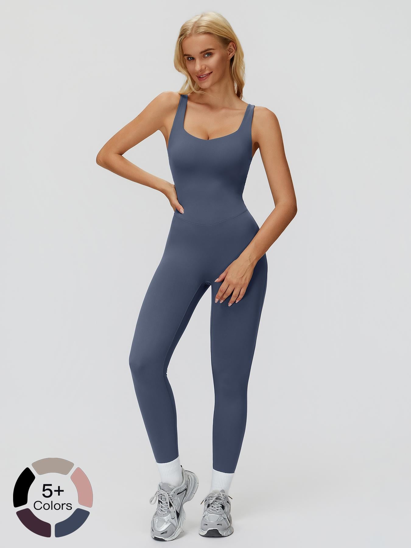 Women's Sporty Yoga Pants, Above-The-Knee Tight-Fitting Design - image 17