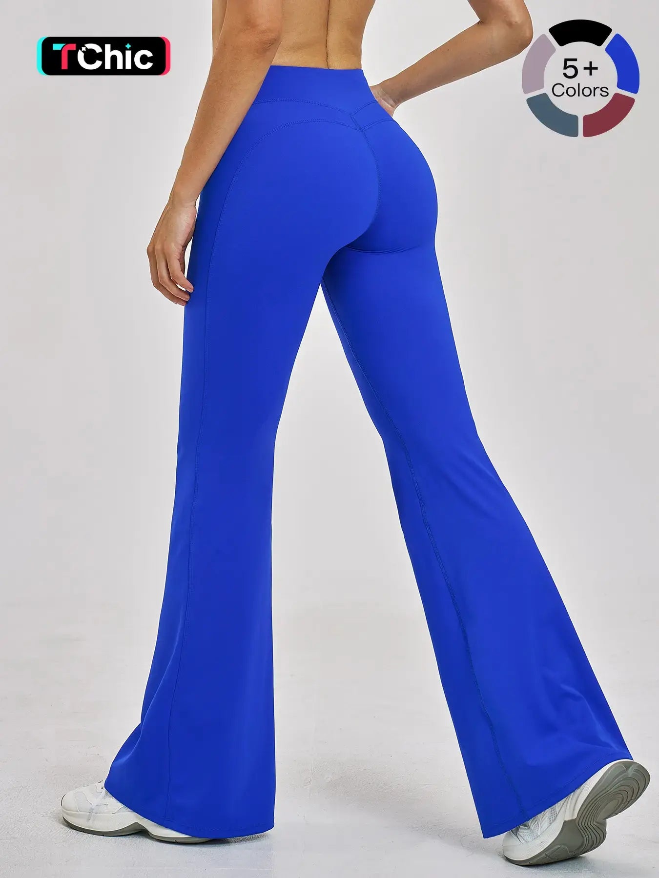 Women's High Waist Wide Leg Pants, Casual Loose Fit Long Trouser