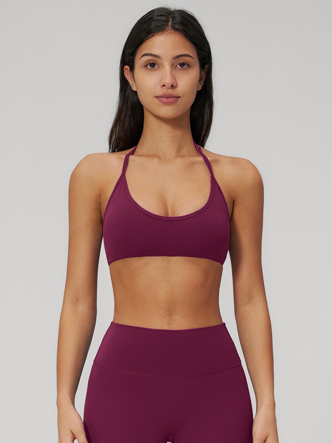 Creamy Fuzzy Back Sporty Bra, Shockproof Quick-Dry Tight Fit - image 13