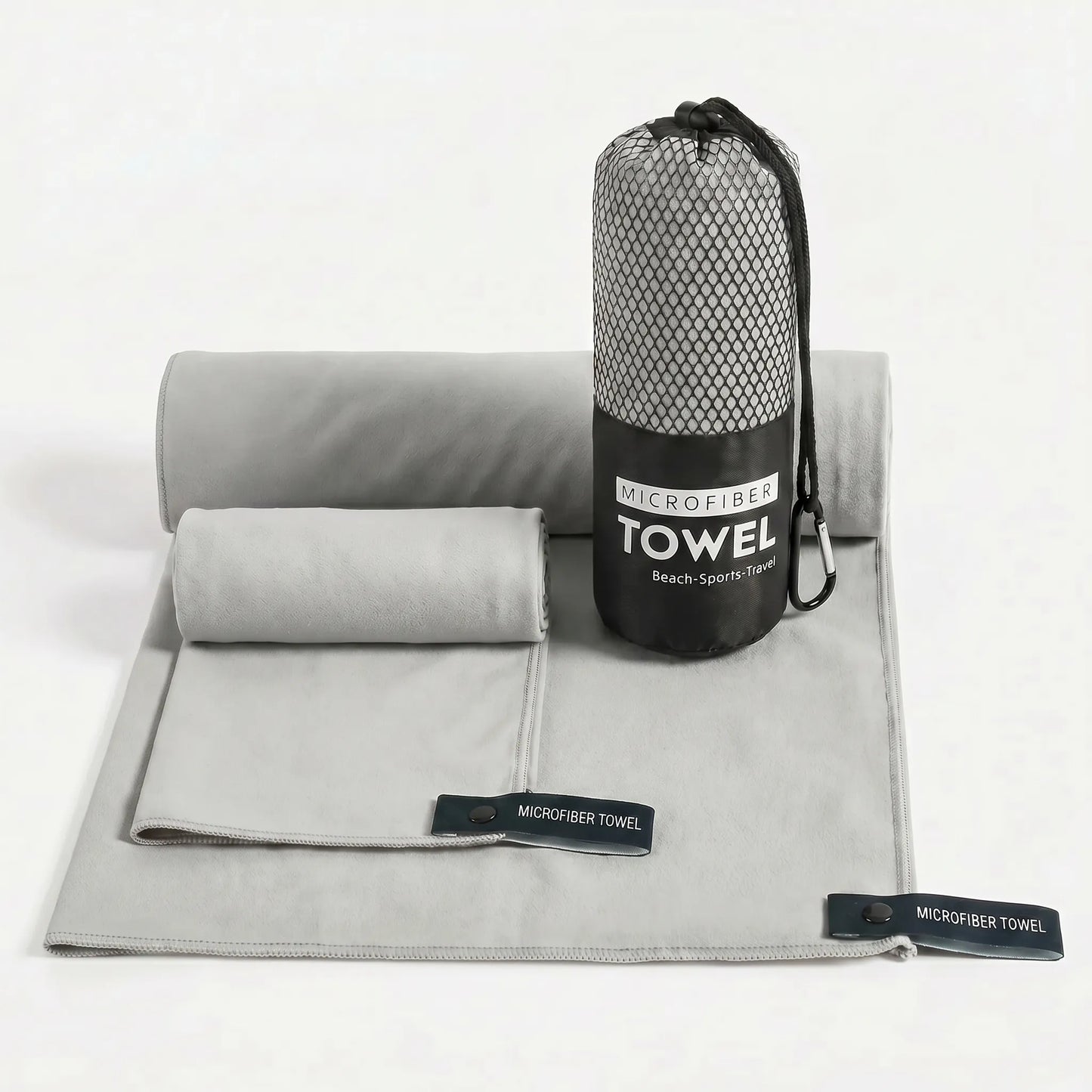 Compact Quick-Dry Travel Towel Set - Dryvorr （3 in 1 set）