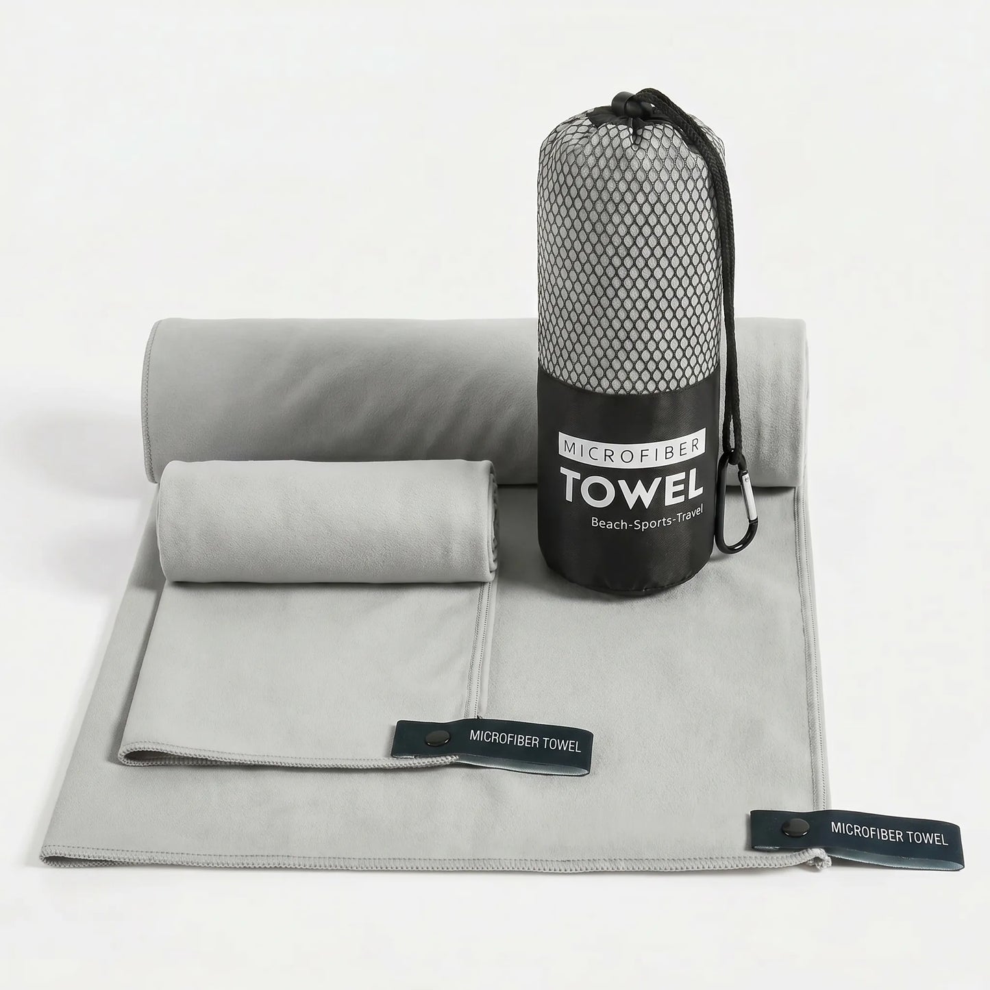 Compact Quick-Dry Travel Towel Set - Dryvorr （3 in 1 set）