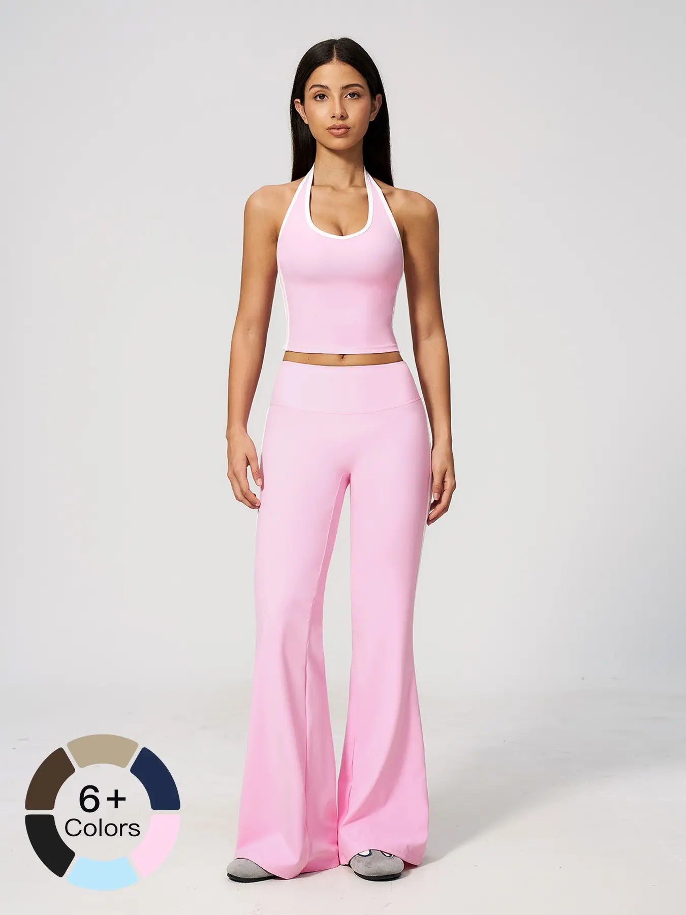 Bare Feel Sport Set, Colorblock High Waist Shaping Comfortable Outerwear - image 6