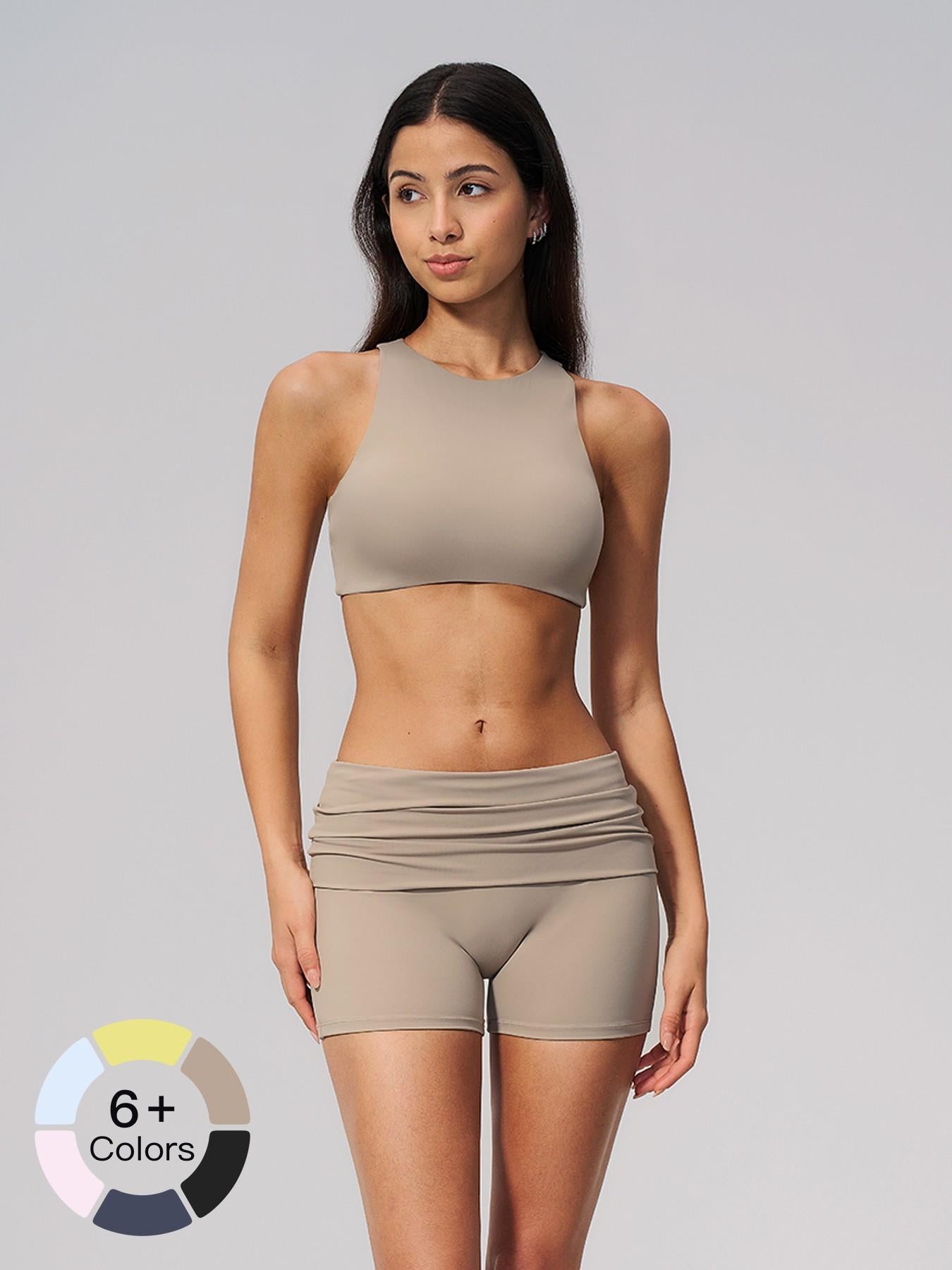 Yoga Set for Women, Tight-Fit Backless Fitness Workout Quick-Dry Yoga - image 23