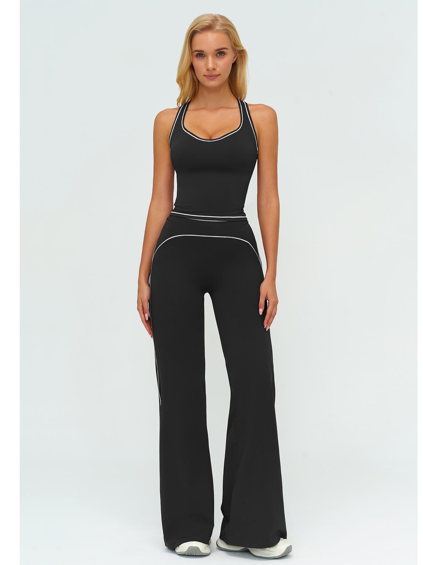 Women's Yoga Set with Dual Shoulder Straps, High-End Feel Sportswear - image 13
