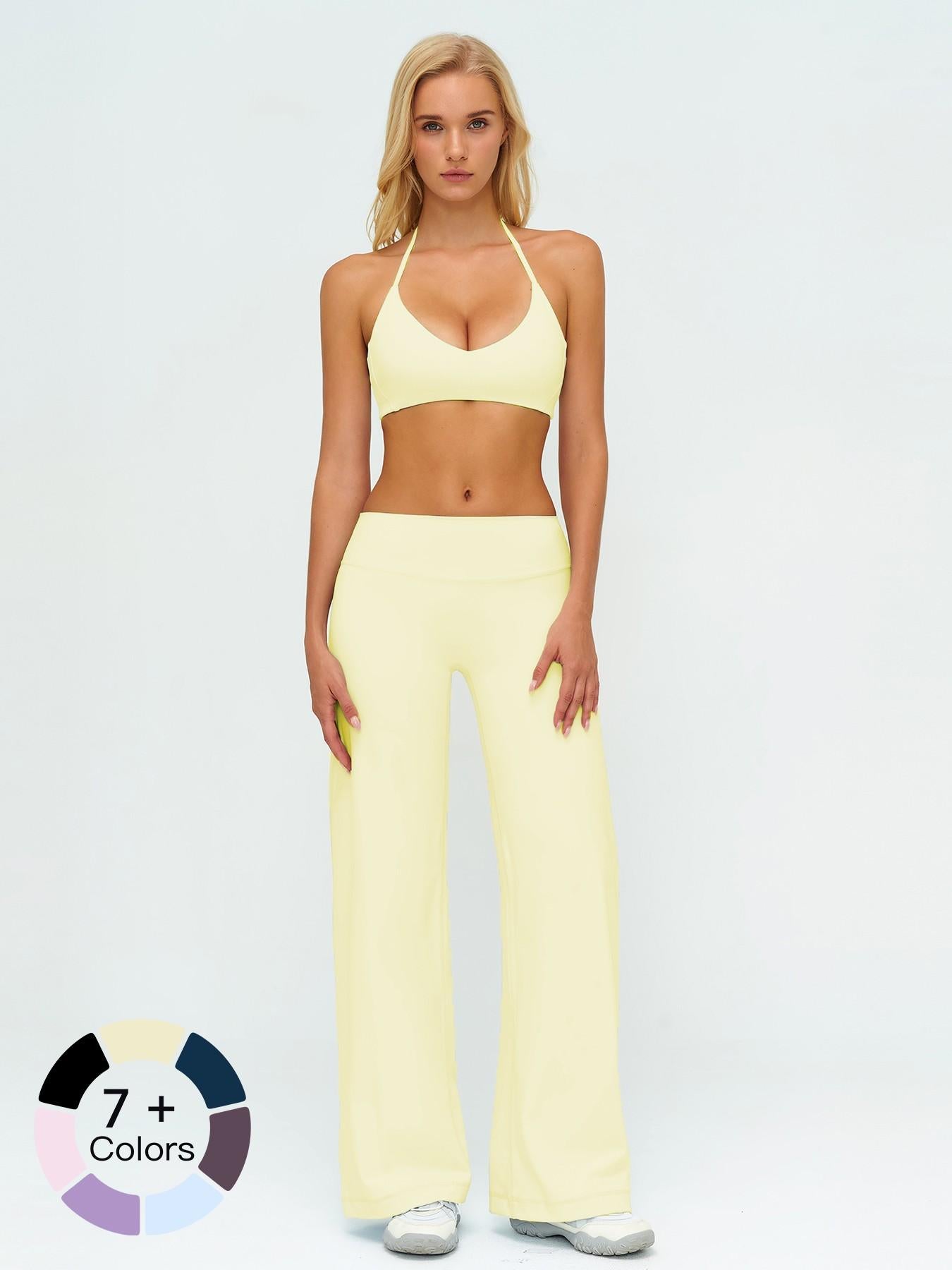 Women's Summer Outdoor Yoga Set, Slim Fit Backless Design - image 22