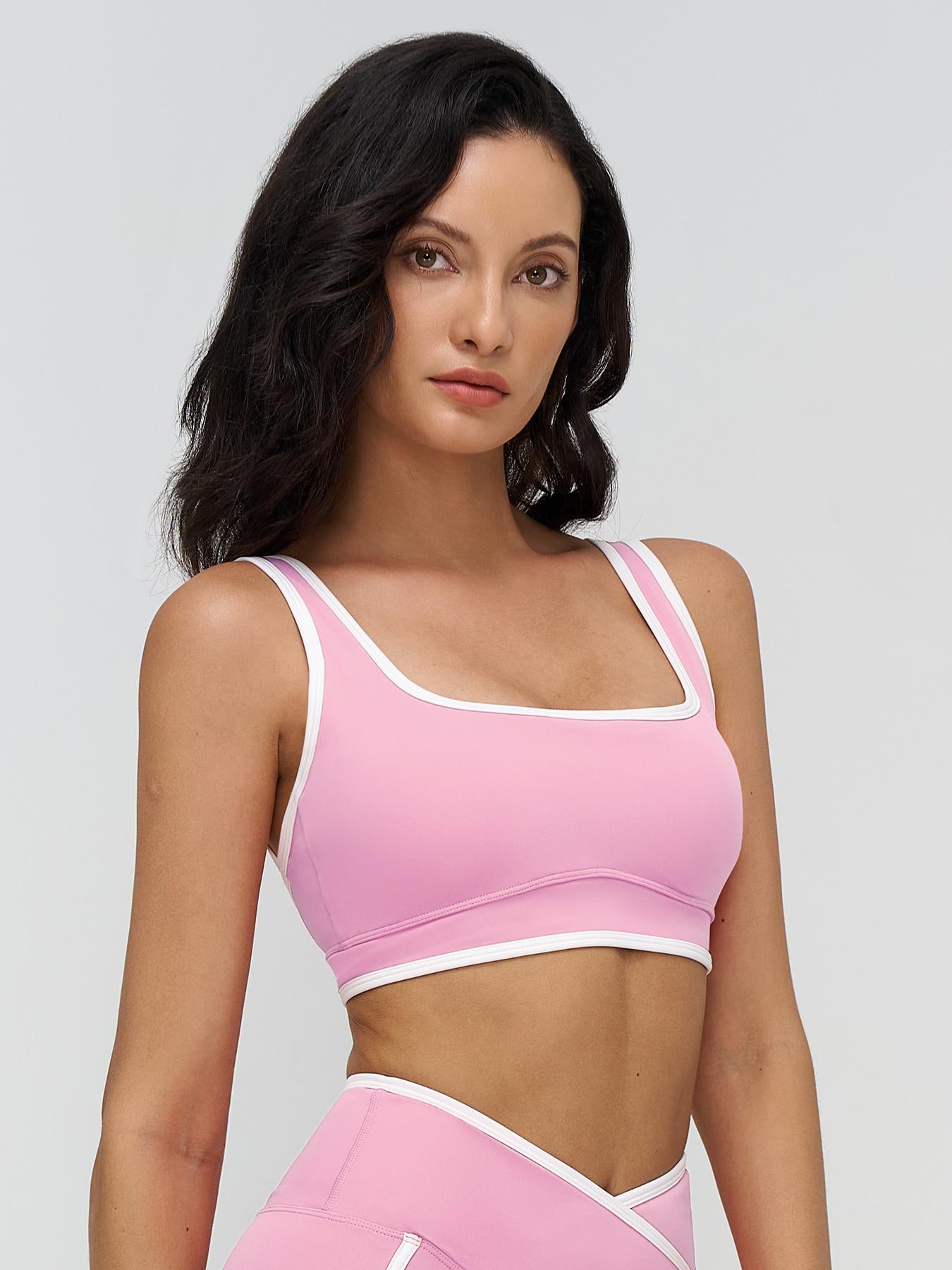 Women's Yoga Bralette, Large Square Neckline - image 12