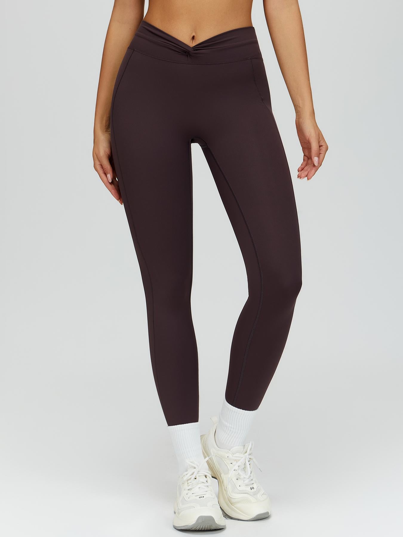 Cross High-Waisted Yoga Pants, Seamless Tight-Fitting Gym Wear - image 10