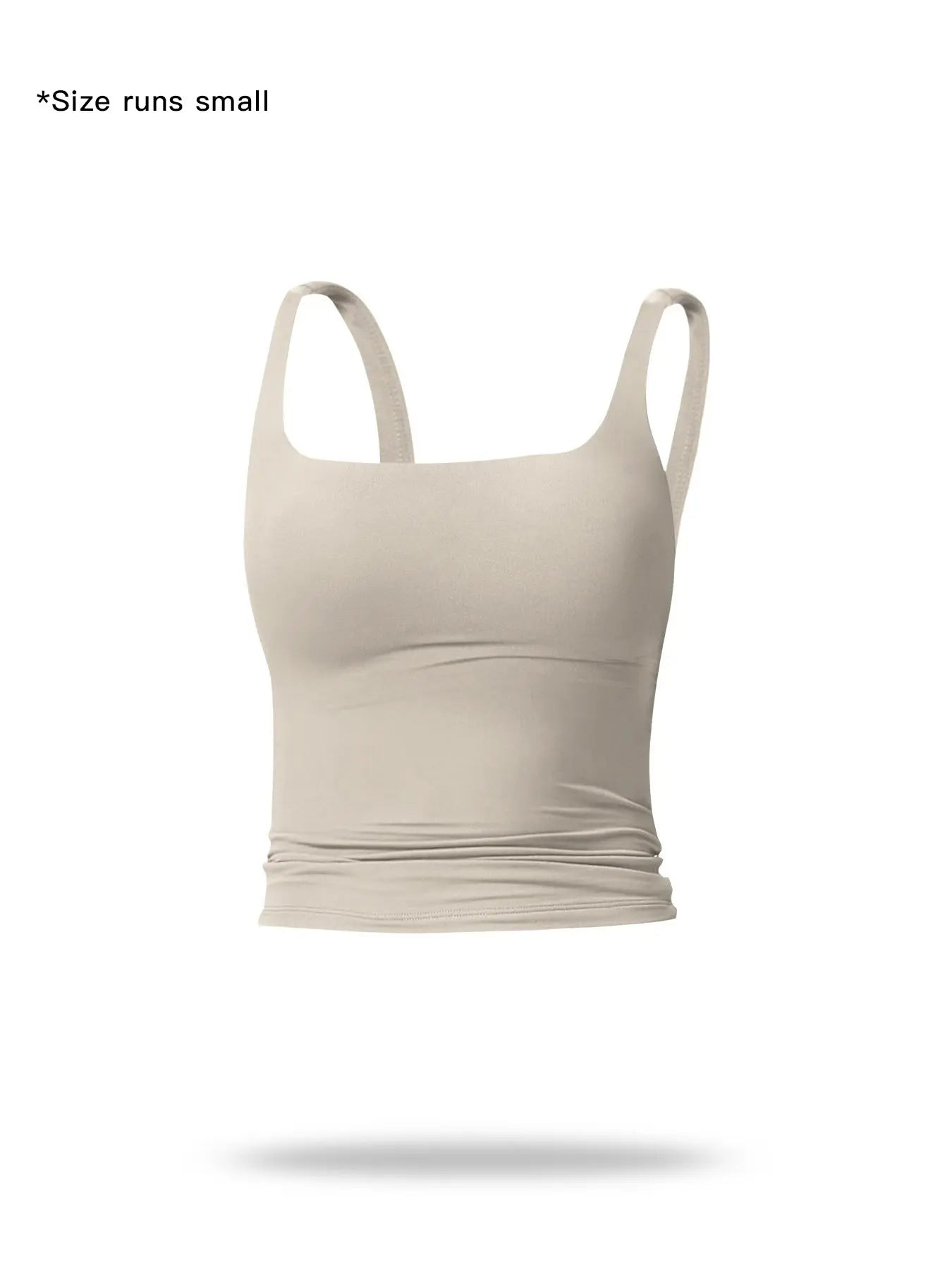Women's Solid Color Sports Tank Top for Yoga & Gym