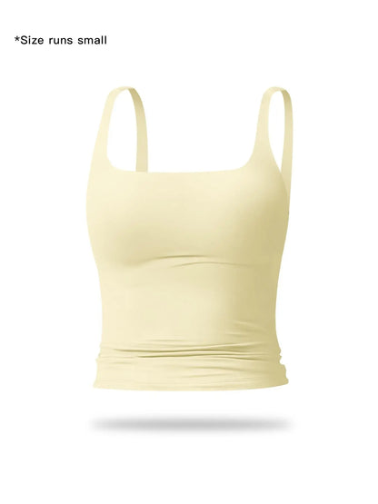 Women's Solid Color Sports Tank Top for Yoga & Gym - image 9