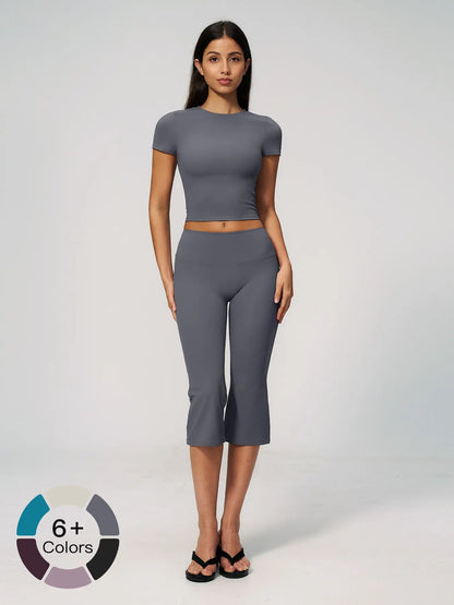 Fashion Yoga Set for Women, High Waist Butt Lifting Tight Fit Slimming Pilates Training Workout… - image 5