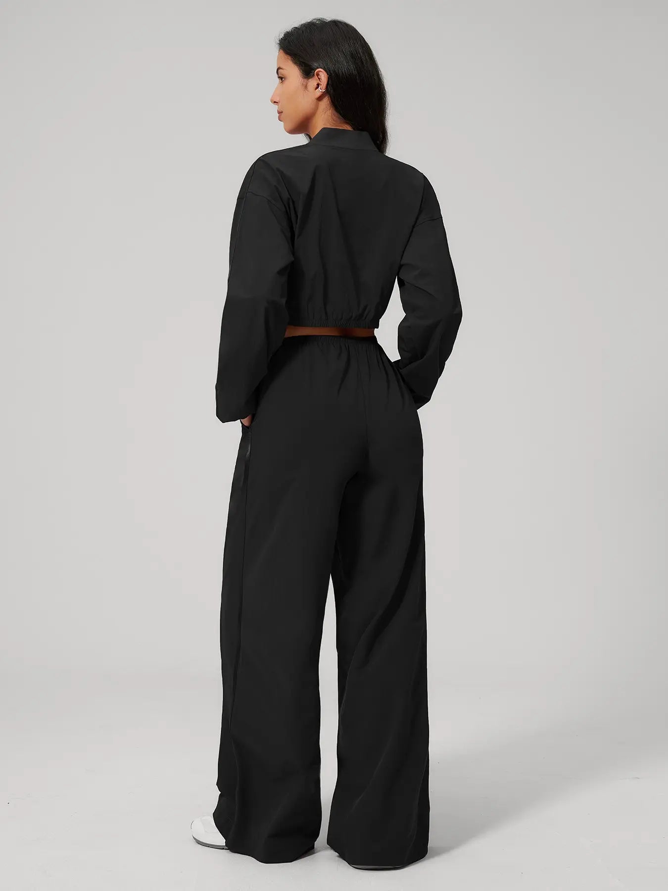 Women's Sun Protection Sportswear Yoga Set, Long Sleeve Top & Pants - image 8