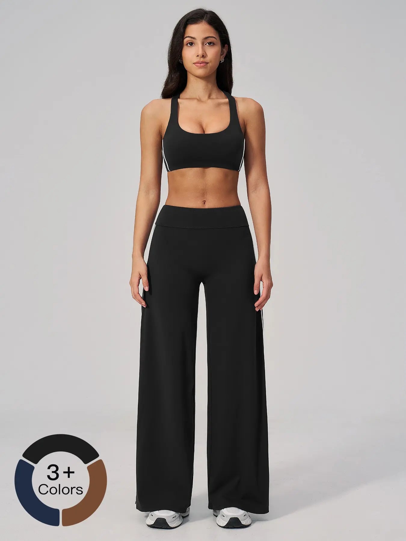 Cross-Border Tight Yoga Set, Backless Shockproof High-Intensity Sports Set
