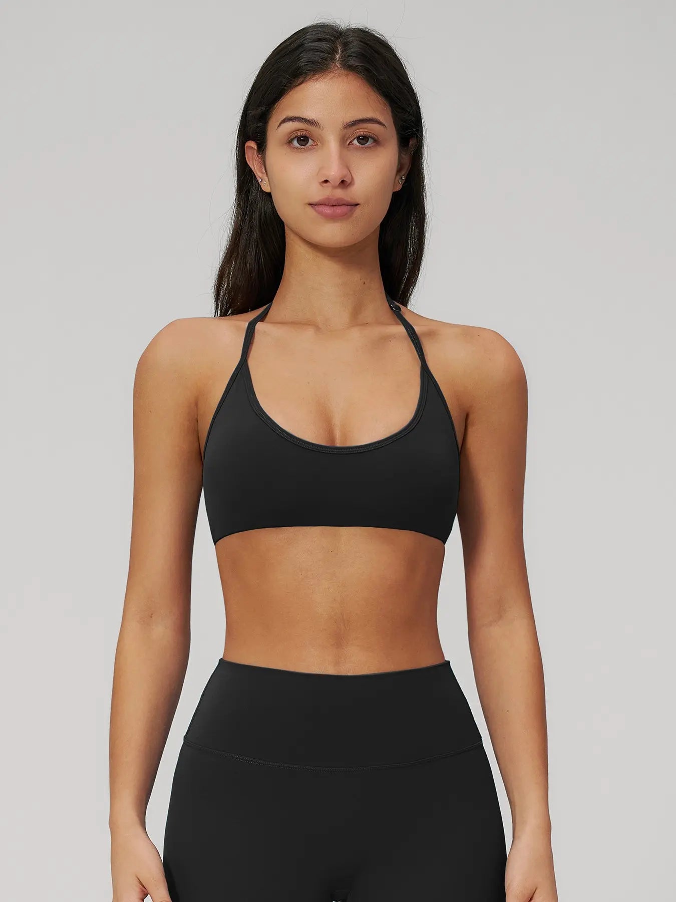 Creamy Fuzzy Back Sporty Bra, Shockproof Quick-Dry Tight Fit