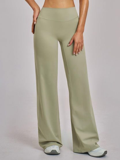 High Waist Flare Leg Yoga Pants, Casual Dance Workout Trousers - image 12