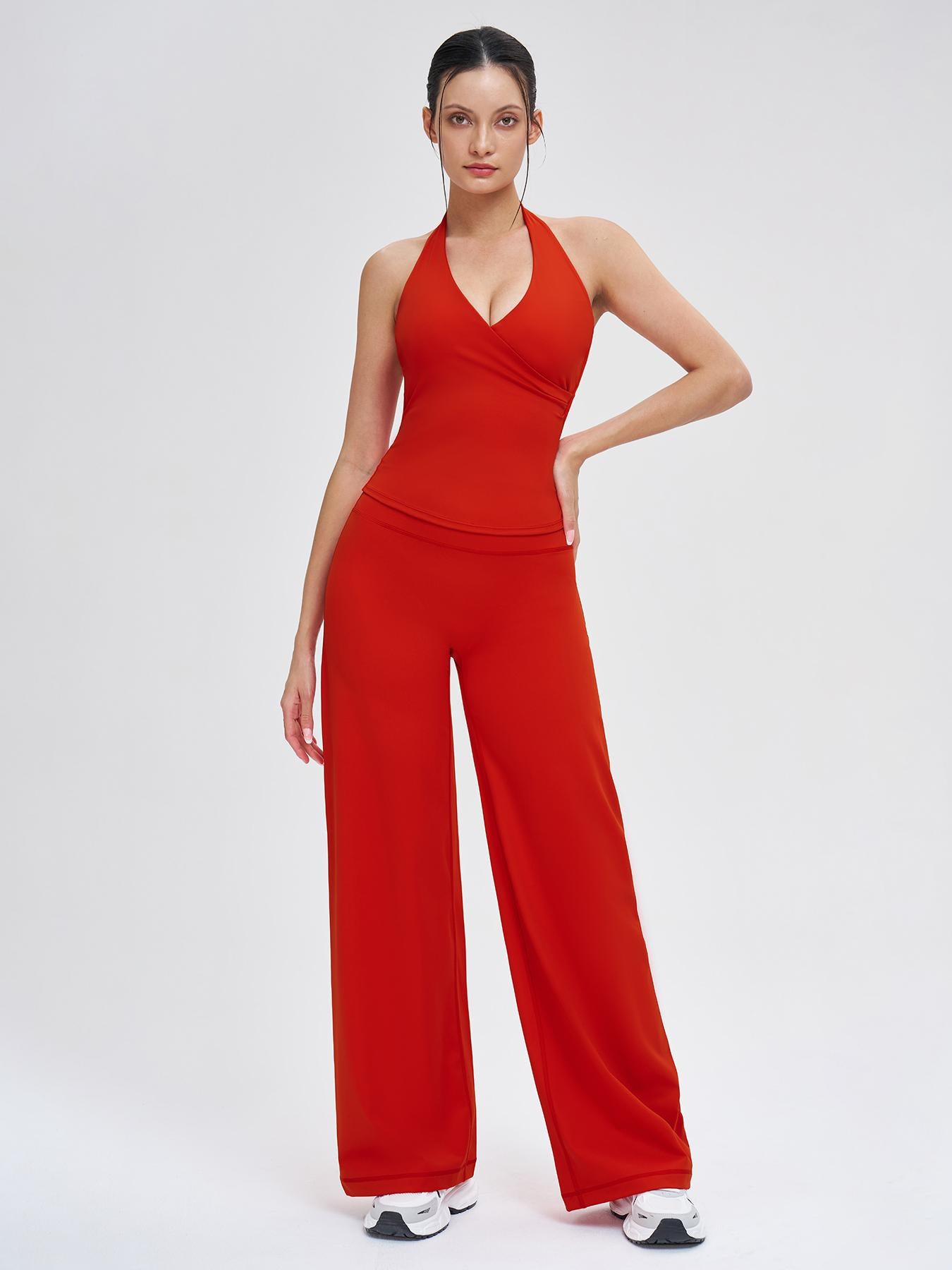 Women's Yoga Set, Medium Backless Tight-Fitting Design - image 15
