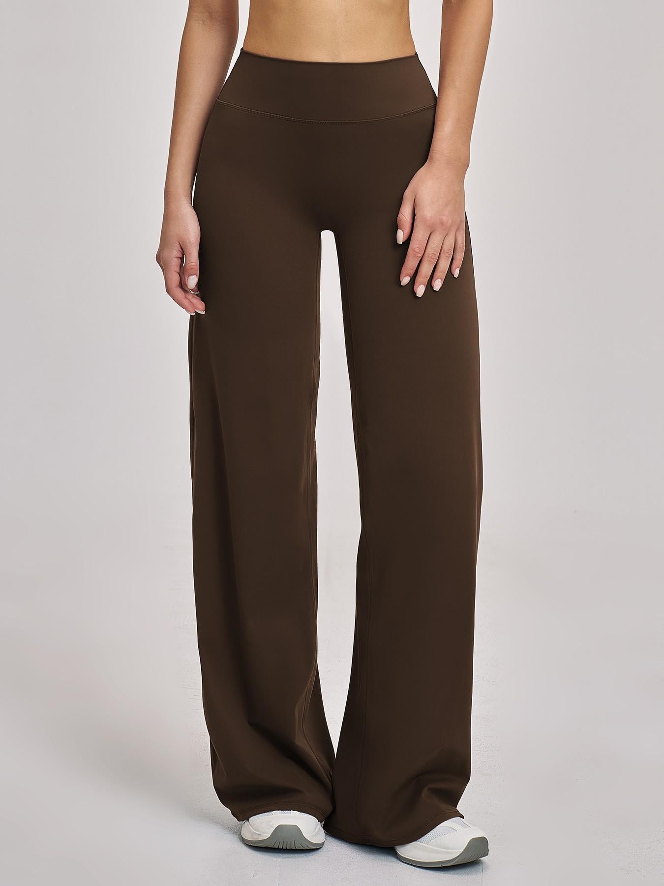 High Waist Flare Leg Yoga Pants, Casual Dance Workout Trousers - image 10