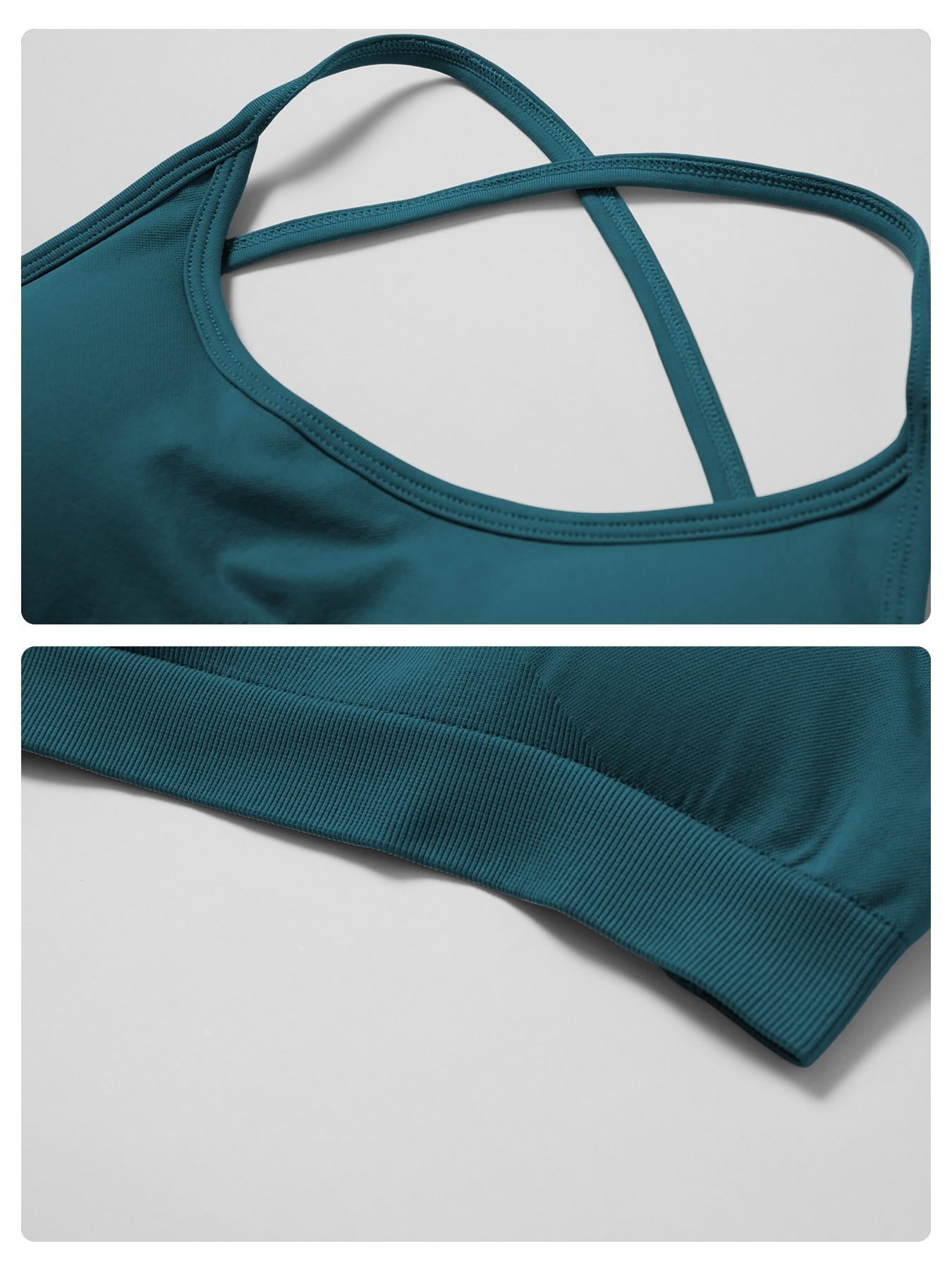 Women's Seamless Backless Yoga Set, Quick-Dry Running Workout Clothes - image 16