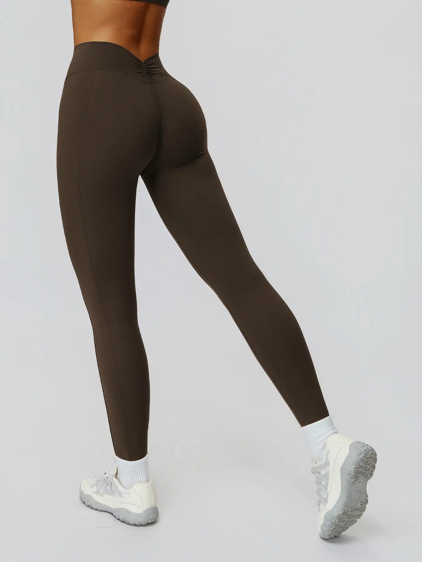 Women's High-Waisted Yoga Pants, Fitted Long Leggings for Outdoor Running & Fitness - image 2