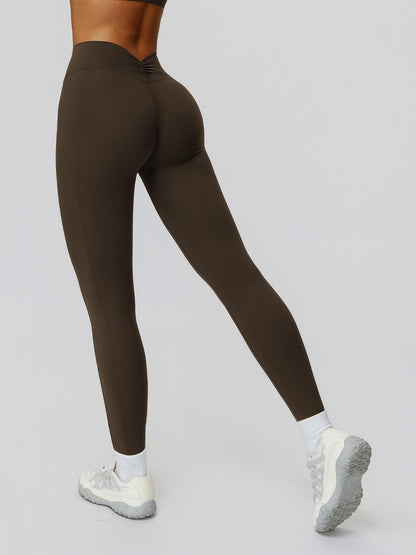 Women's High-Waisted Yoga Pants, Fitted Long Leggings for Outdoor Running & Fitness - image 9