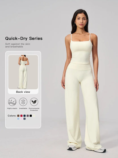 Women's Yoga Set, High-End Outdoor Running Quick-Dry Sports Wear