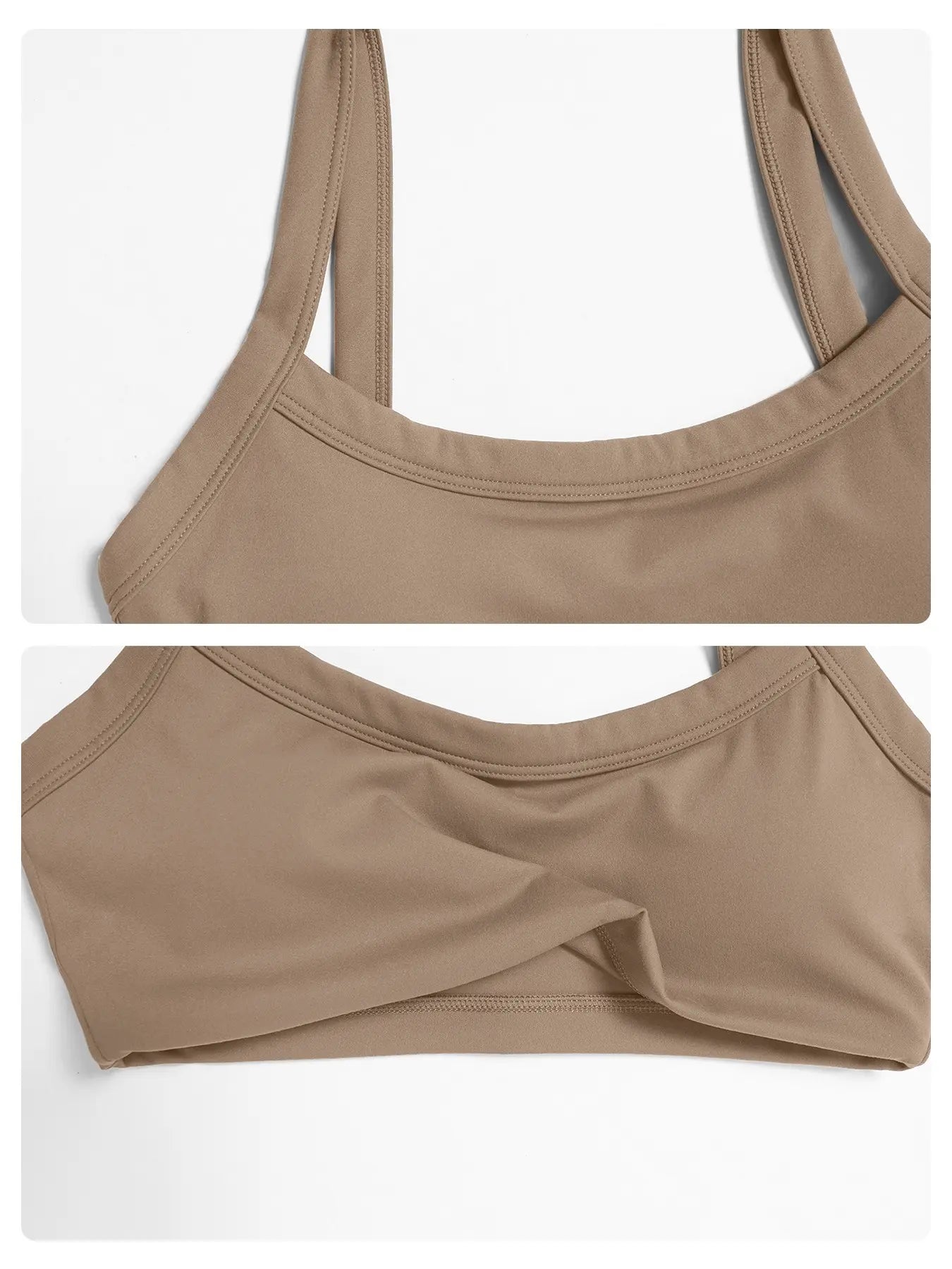 Cross-Border Textured Shoulder Straps Yoga Bra, Hollow Back Tight-Fitting Sports Innerwear - image 7