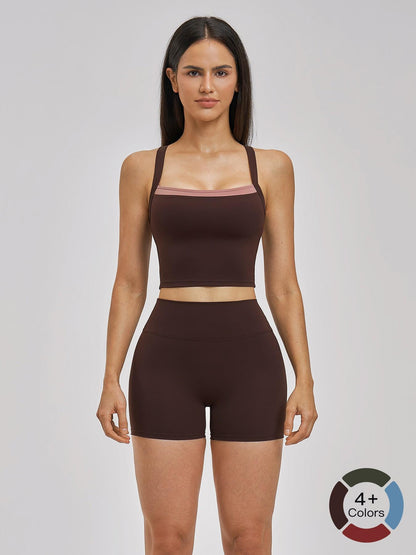 European and American Bare Sensation Sports Set, Solid Sports Sets - image 21
