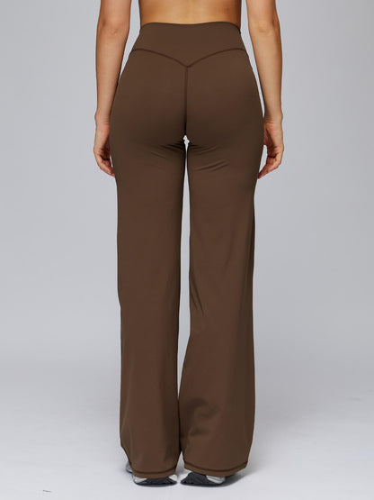High Waist Flare Leg Yoga Pants, Casual Dance Workout Trousers - image 14