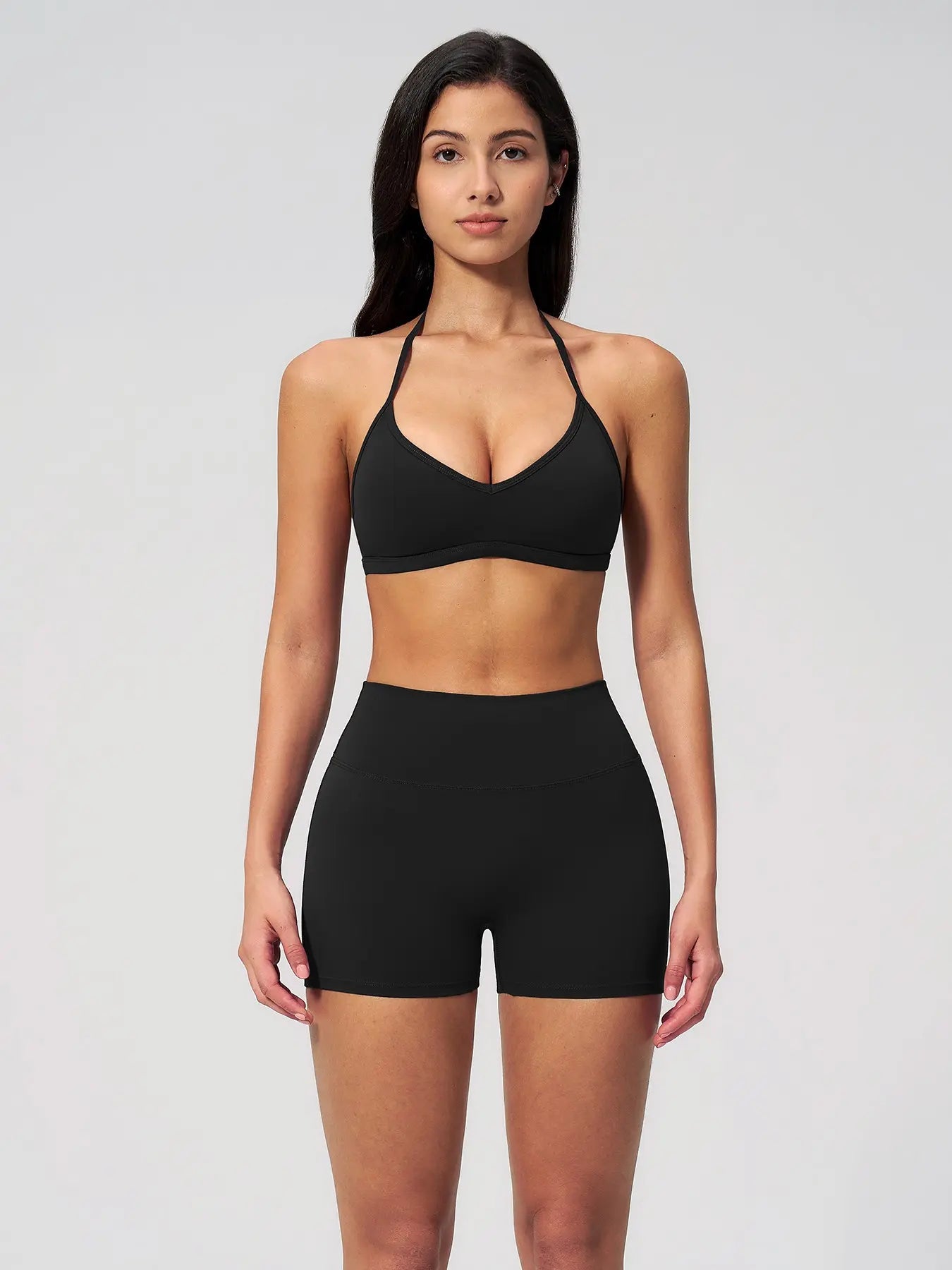 Tight-Fit Halter Backless Yoga Set for Women, Breathable Quick-Dry Cross-Border Casual Activewear… - image 9
