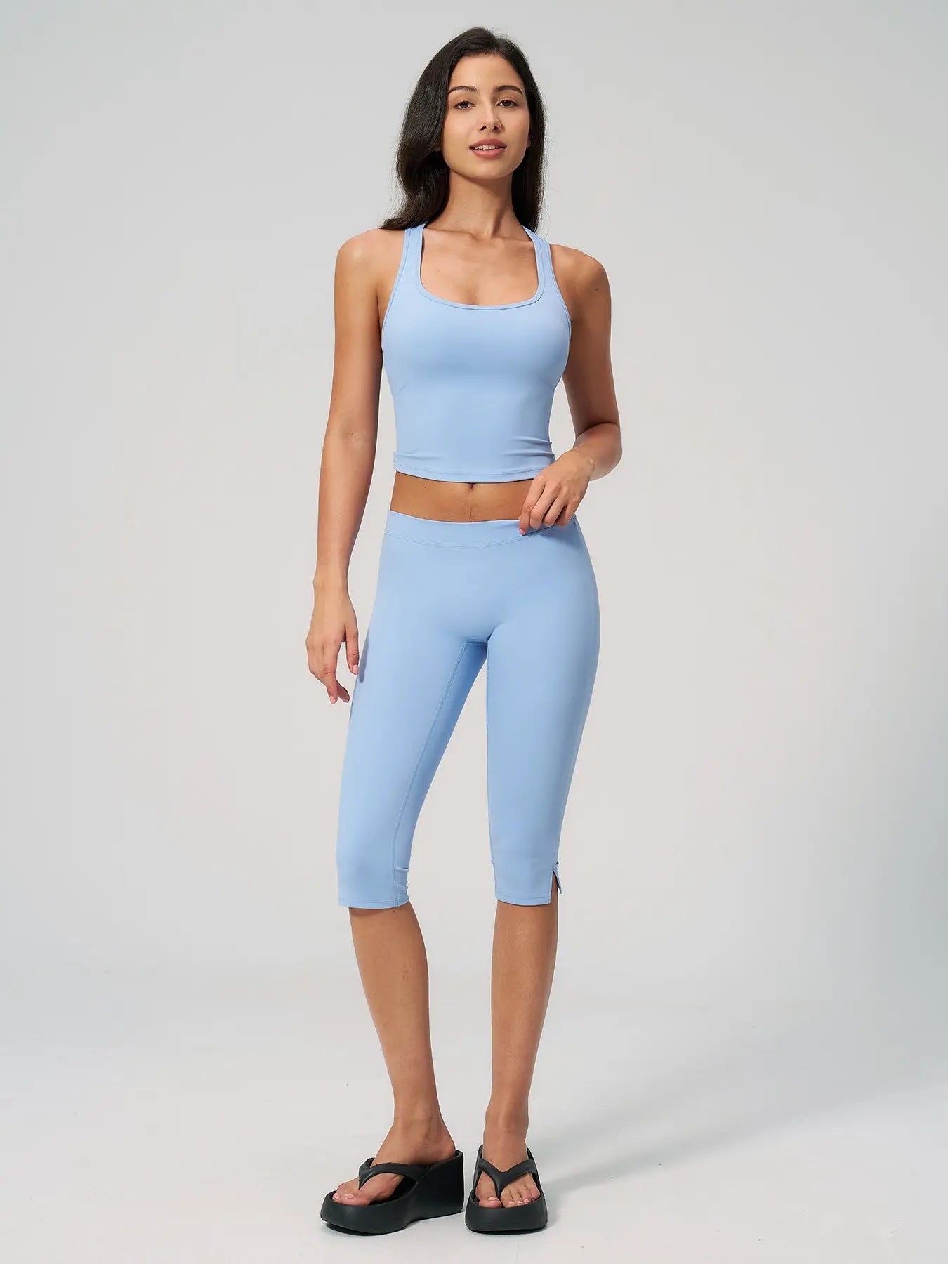 Women’s 2-Piece Yoga Set, High-Stretch Quick-Dry Activewear for Fitness and Sports