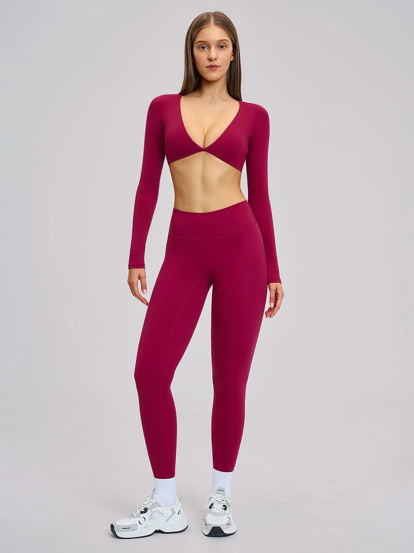 Women's Yoga Set, Microfiber Material - image 9