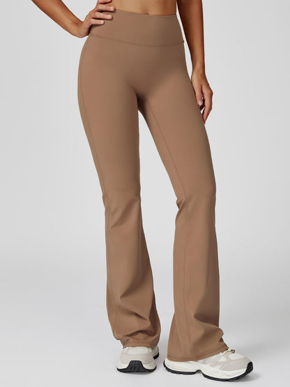 High Waist Yoga Pants, Fitted Wide Leg Bell Bottoms - image 14