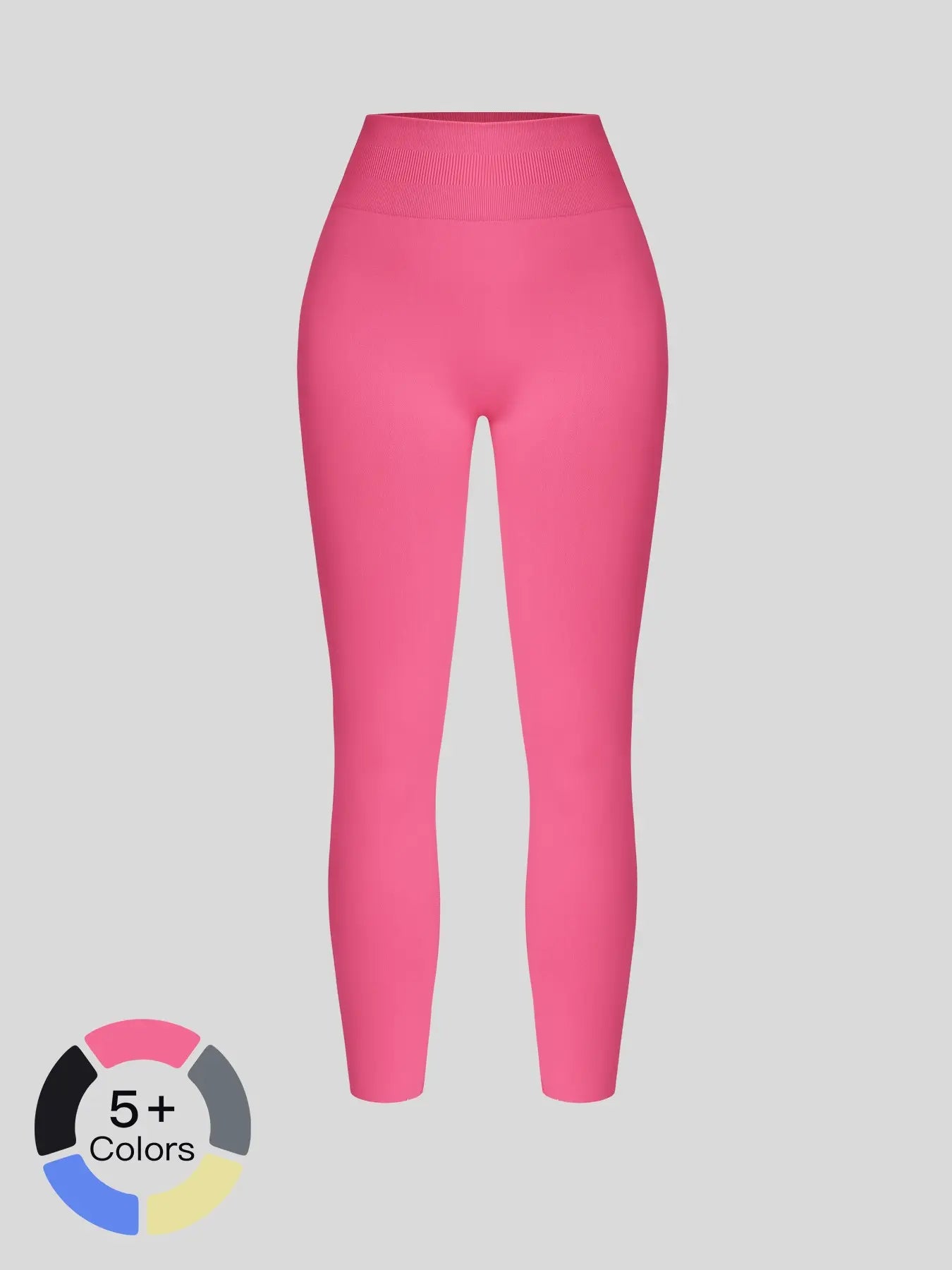 Women's Seamless High-Waisted Yoga Pants, Tight-Fitting Tummy Control