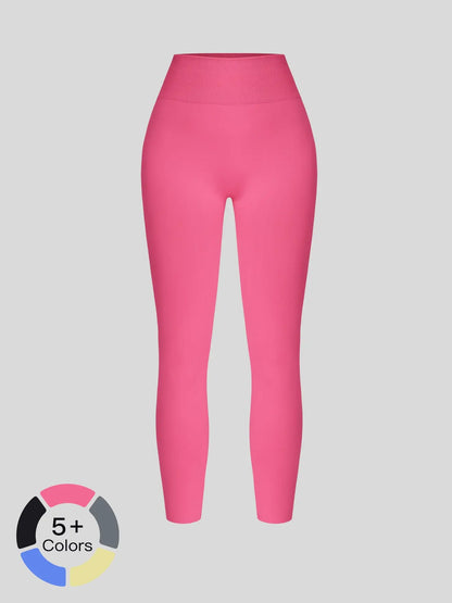 Women's Seamless High-Waisted Yoga Pants, Tight-Fitting Tummy Control