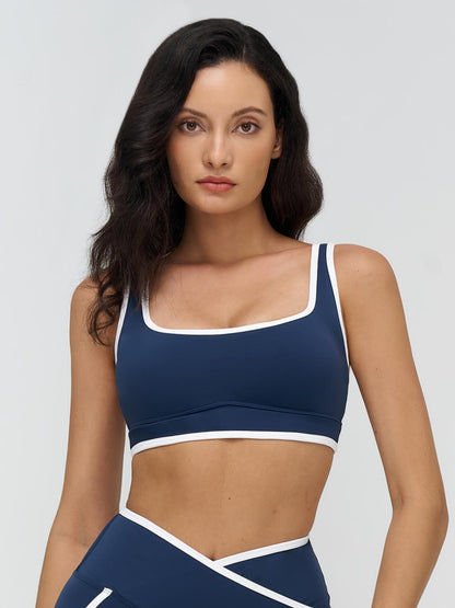 Women's Yoga Bralette, Large Square Neckline - image 10