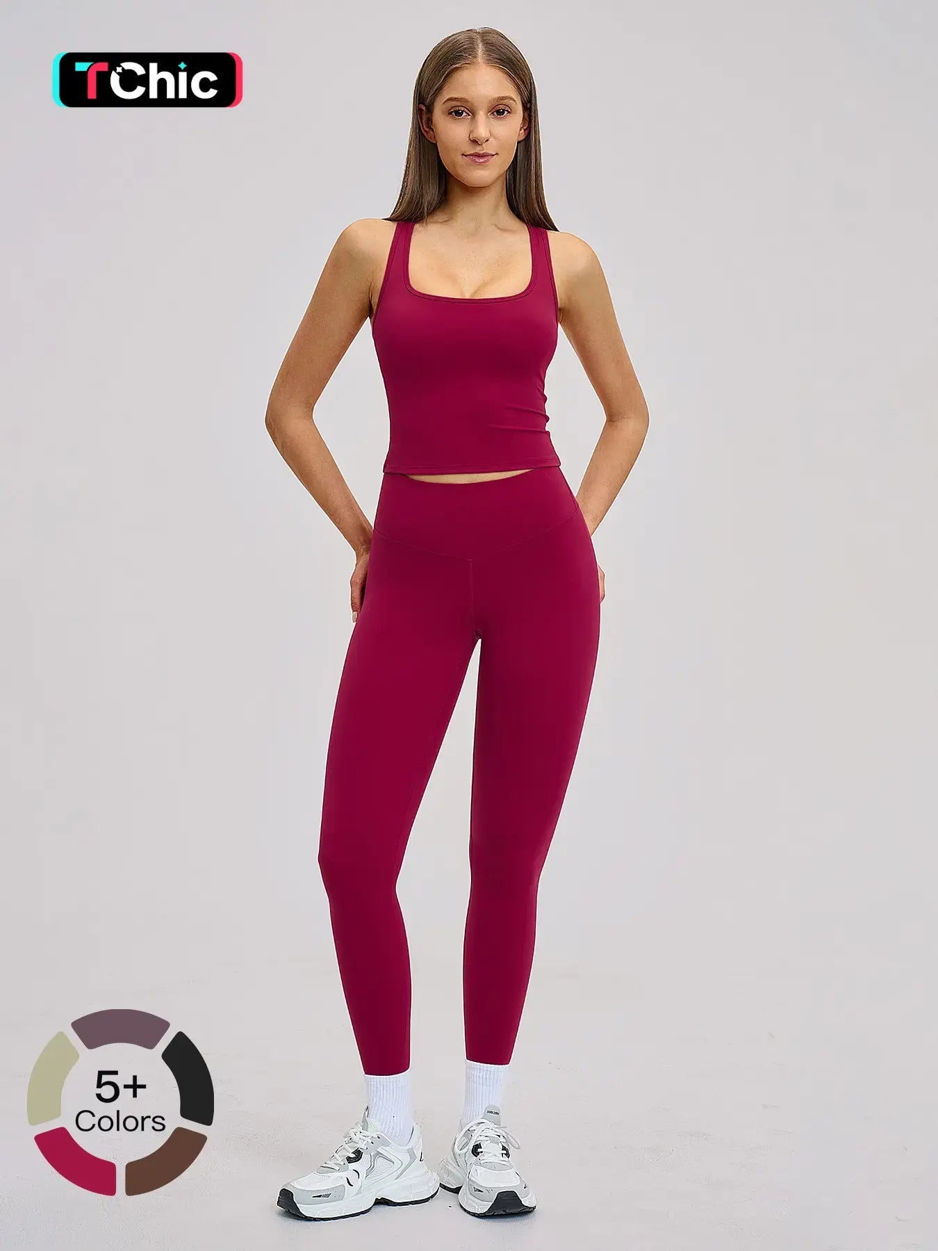 Summer Sports Set Tight Backless Sportswear Casual Outdoor Running Cycling Fitness Set, Women's…