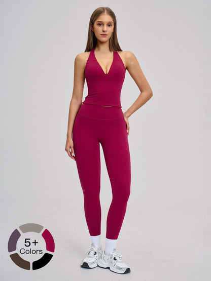 Spring Outdoor Sports Fitness Set, Fleece Tight Yoga - image 20