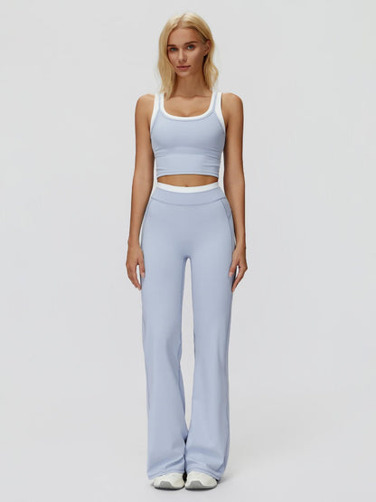 Zecuang Cross-Border Yoga Set, Colorblock Naked Feel - image 13