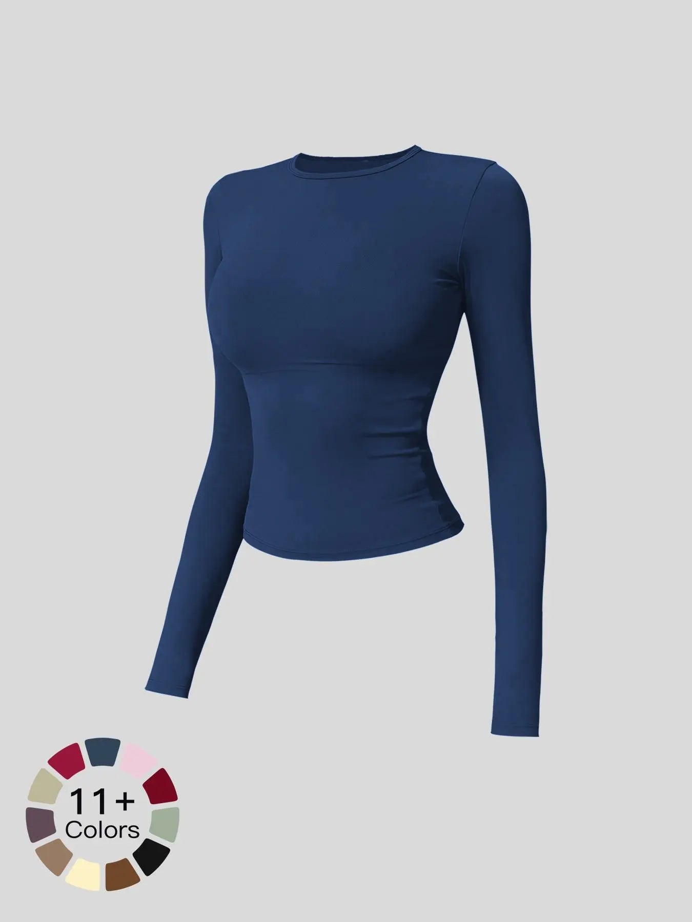 New Fleece Long Sleeve Yoga Top, High Strength Fitness Wear - image 2