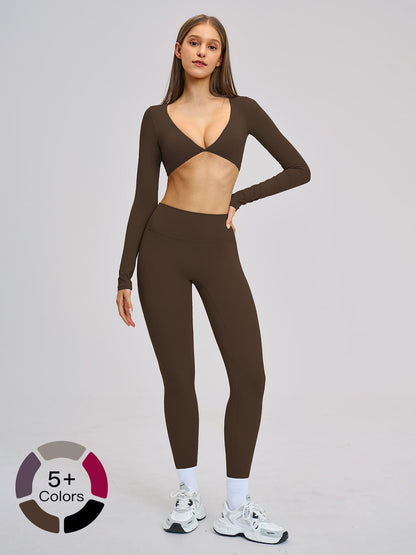 Women's Yoga Set, Microfiber Material - image 19