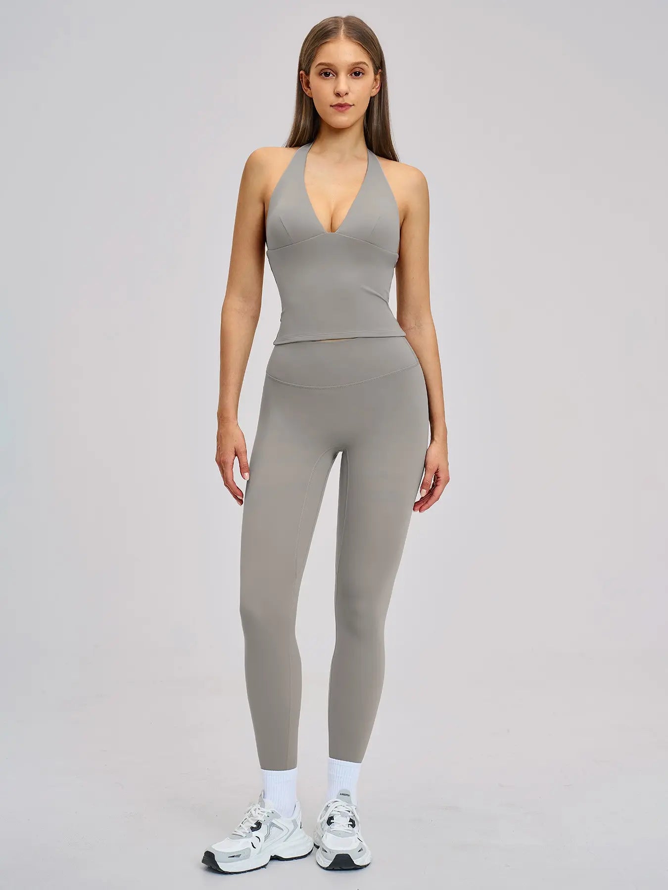 Spring Outdoor Sports Fitness Set, Fleece Tight Yoga - image 3