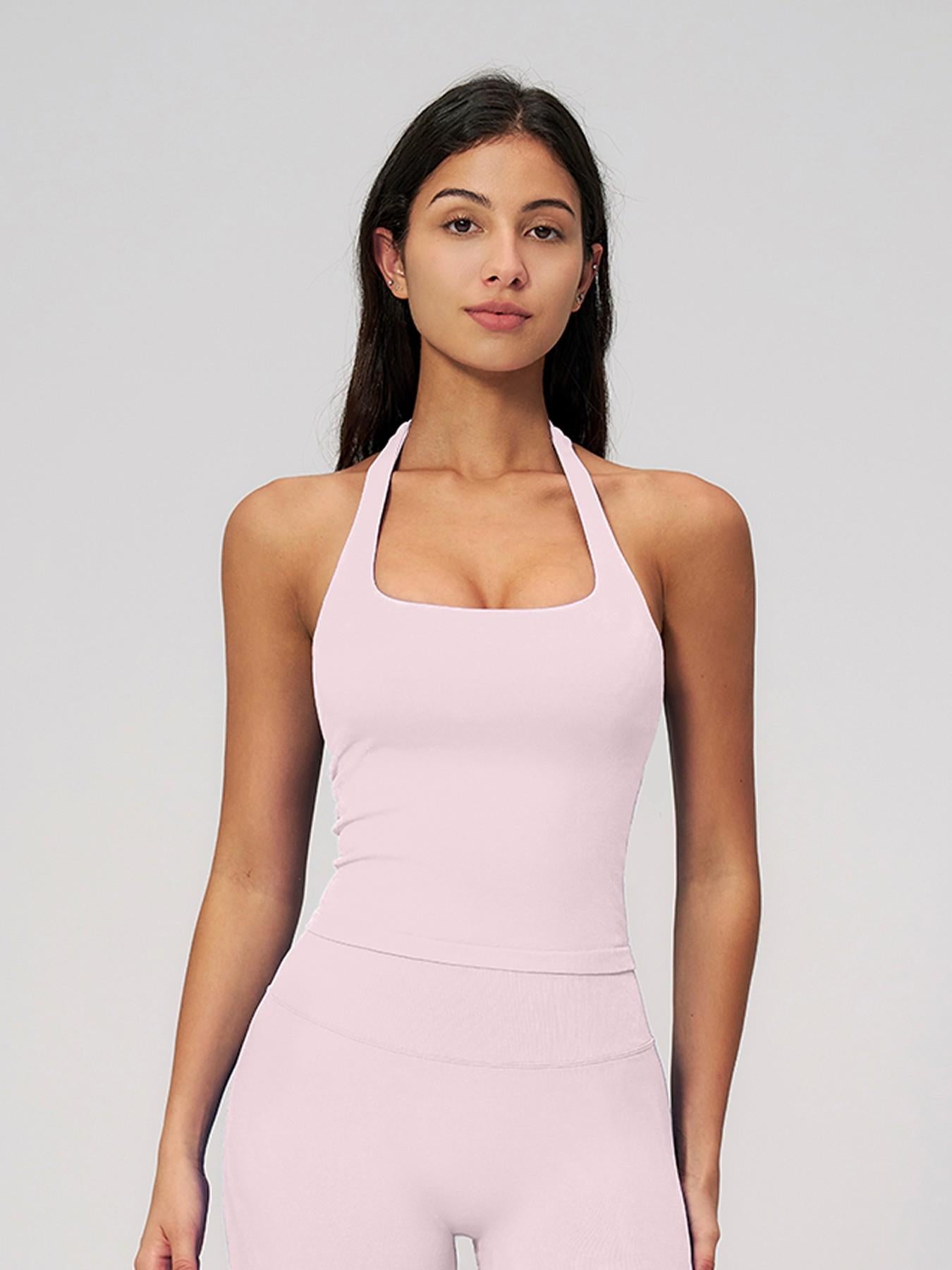Women's New Halter Yoga Tank Top, Outdoor Square Sport Fitness Tight Quick-Dry Vest - image 15