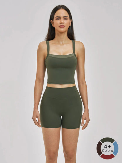 European and American Bare Sensation Sports Set, Solid Sports Sets