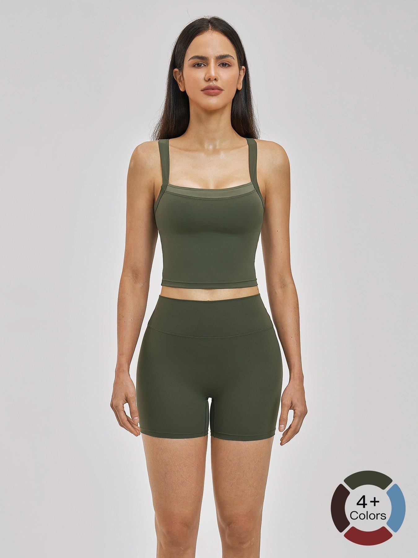 European and American Bare Sensation Sports Set, Solid Sports Sets - image 11