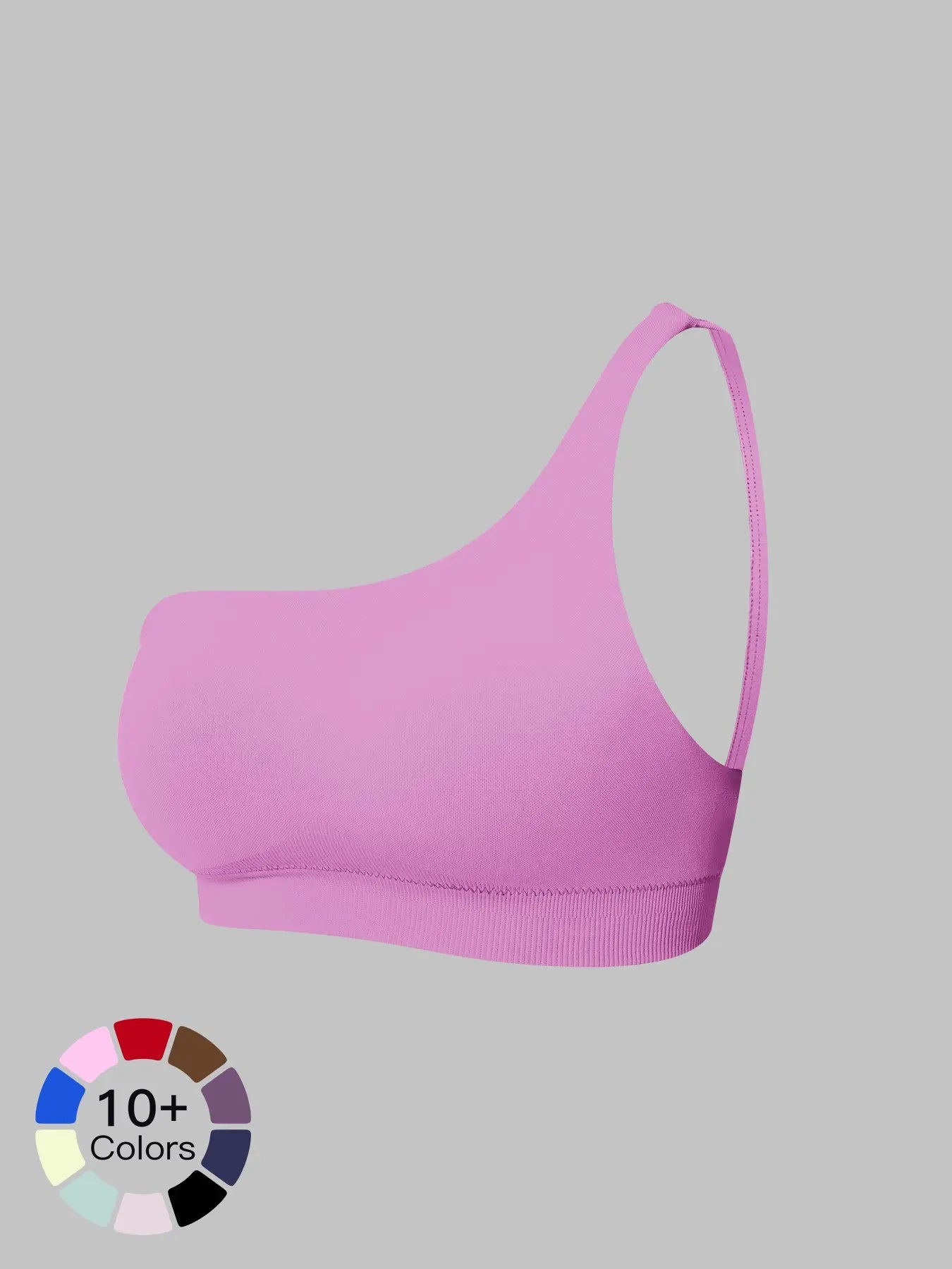 Cross-Border Spring New Single Shoulder Backless Yoga Bra, Workout Bras