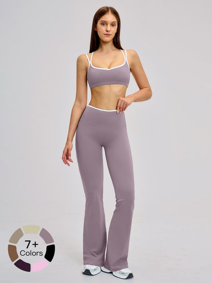 Women's Sporty Yoga Set, Tight-Fitting Backless Design - image 21