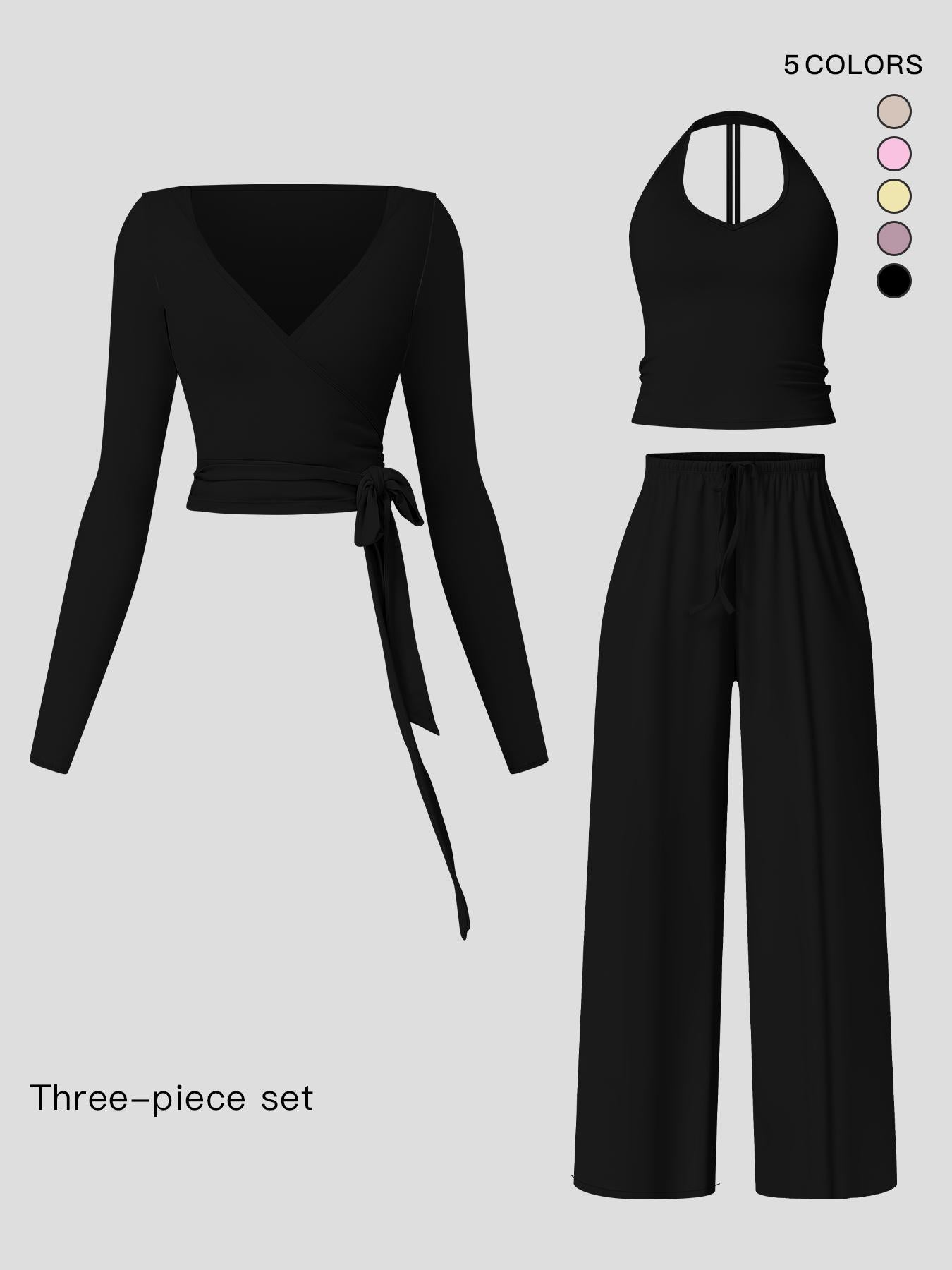 Women's Everday Co Ord Sets, Athleisure Workout Set - image 21