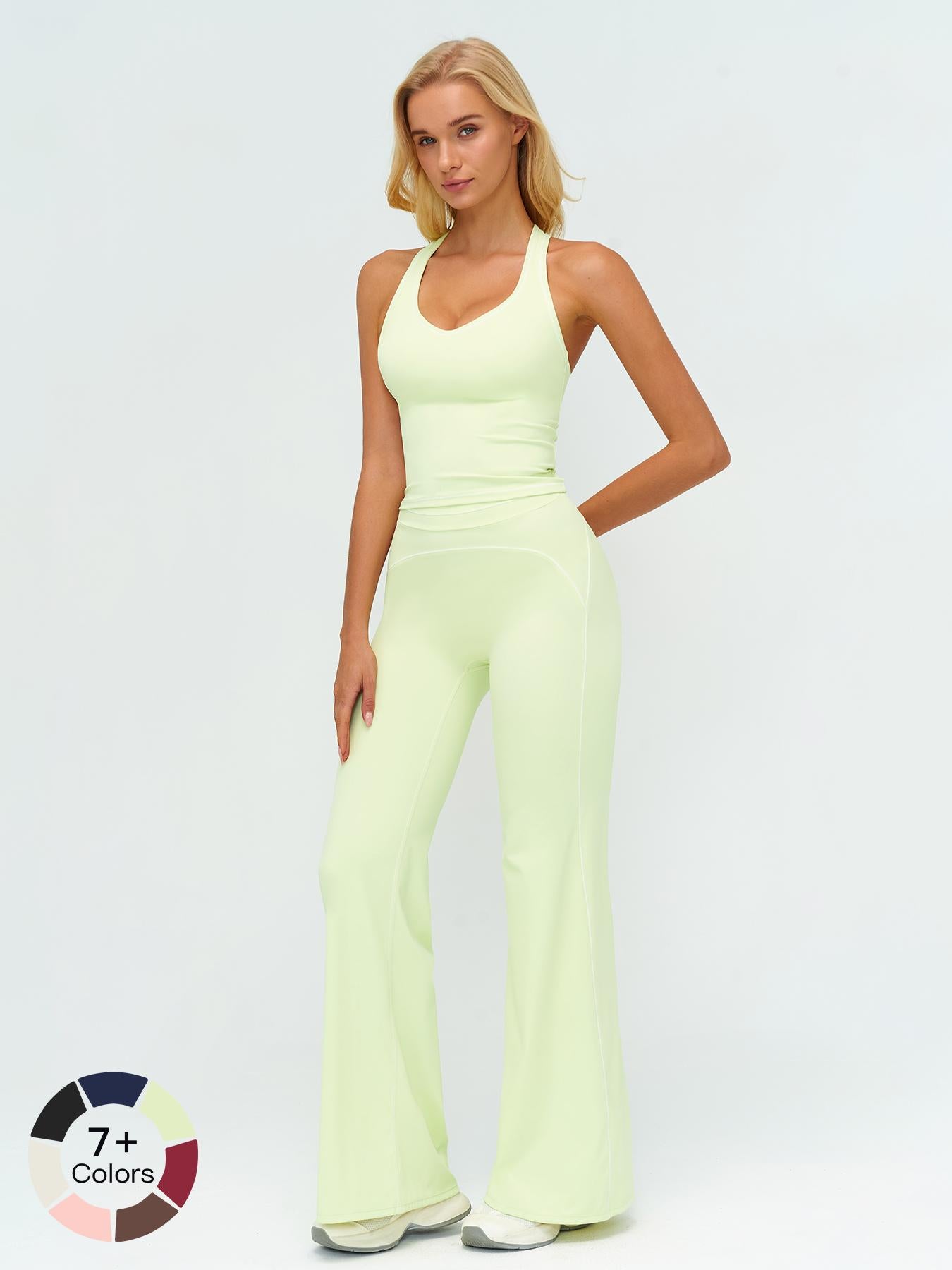 Women's Yoga Set with Dual Shoulder Straps, High-End Feel Sportswear - image 19
