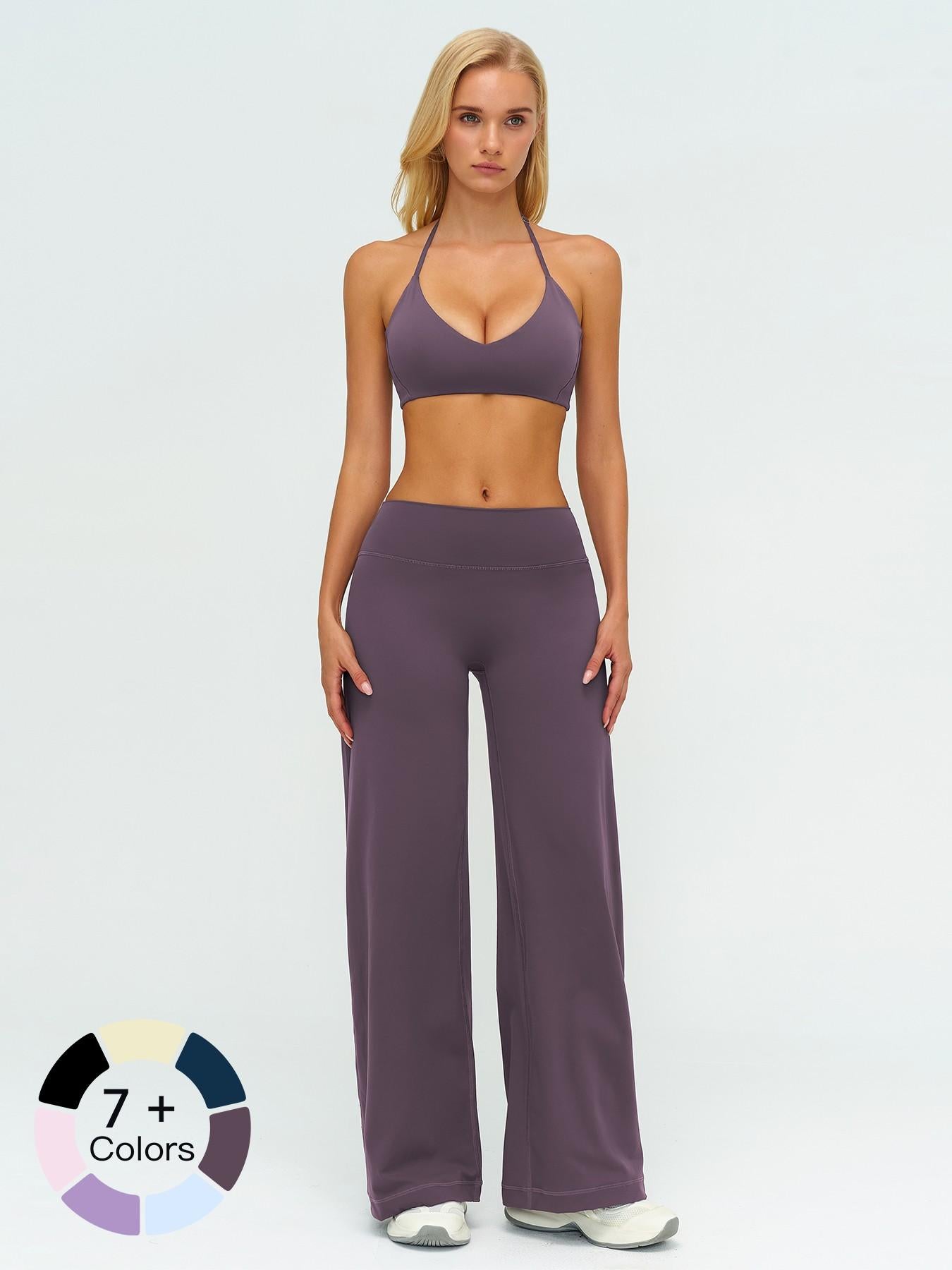 Women's Summer Outdoor Yoga Set, Slim Fit Backless Design - image 23